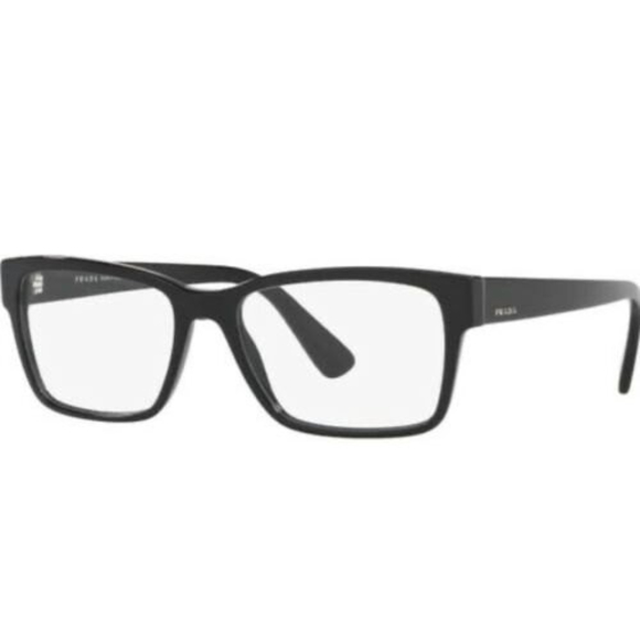 PRADA Square Optical Eyeglasses Black Frame - Picture 1 of 9